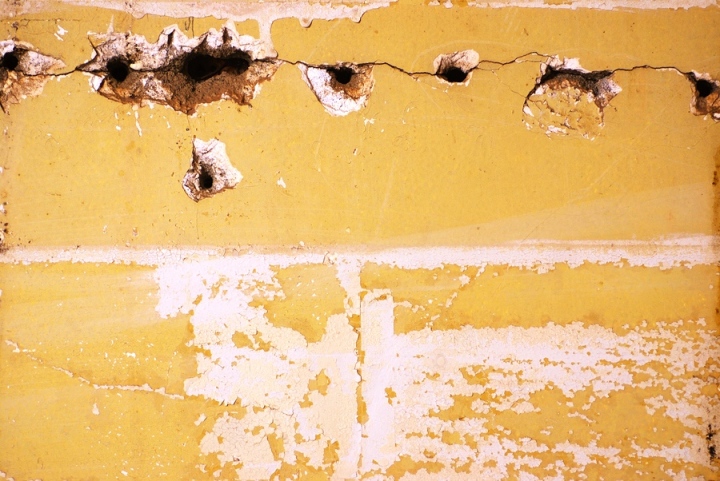 patching holes in walls